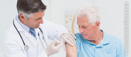  Insbesondere ältere Menschen profitieren von einer Grippe-Impfung.
